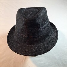 Unbranded Charcoal Woven Fedora Men s Size 57 cm