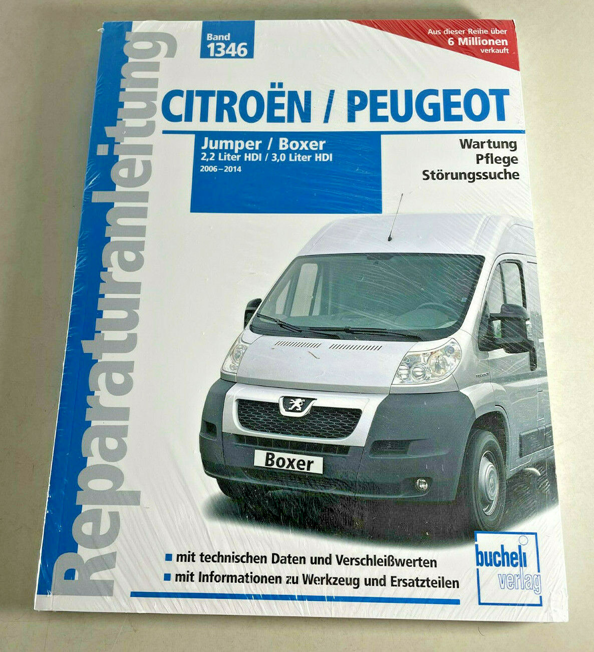 Repair Manual Citroen Jumper / Peugeot Boxer - Diesel Models 2006 To 2014