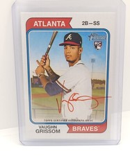 2023 Topps Heritage - Vaughn Grissom Red Ink Special Edition Real One Auto 42/74