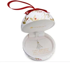 Giani Bernini Ornament Box Cubic Zirconia Two-Tone Christmas Tree Pendant Silver