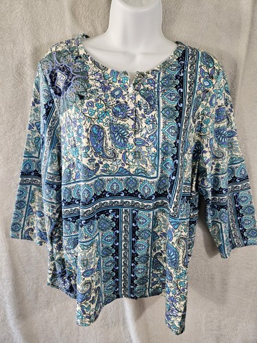 Haut Femme Taille M - Style Bohème été, Couleur Rose Indigo, Marque PINK, Occasion Très Bon état