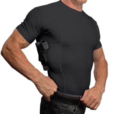Undertech Undercover Crew Neck Tee (Black) Concealed Carry 59.99 MSRP! 
