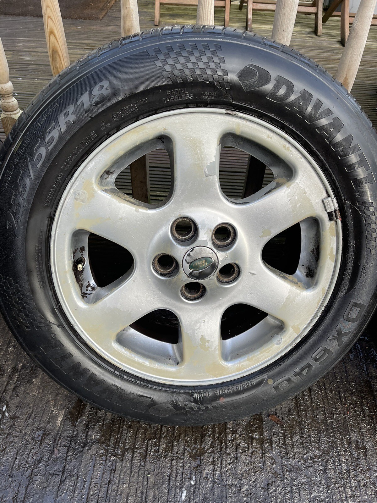 RANGE ROVER P38 18" VOGUE ALLOY WHEELS TYRES 255/55/18 9402 DISCOVERY