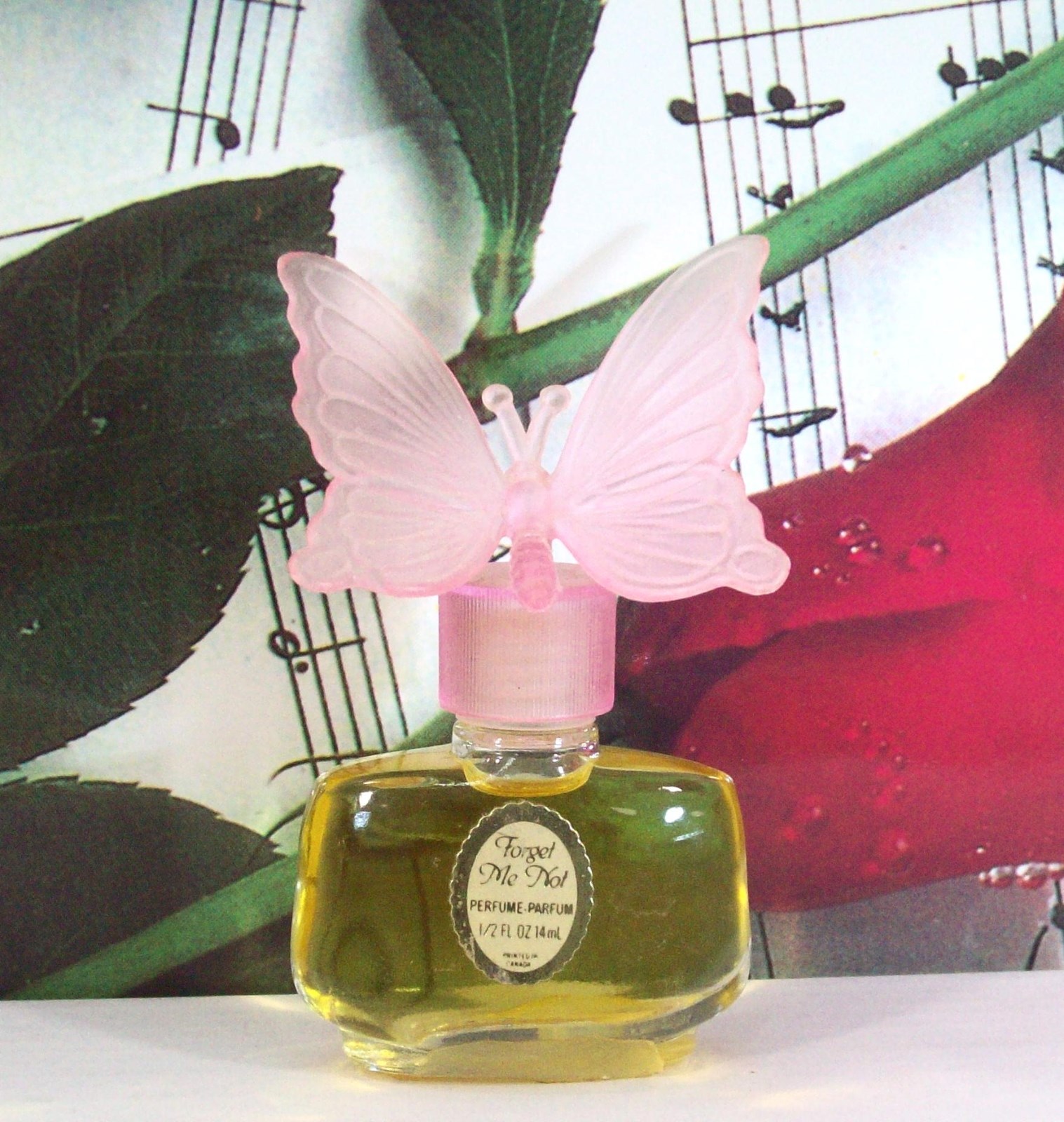 pink butterfly perfume