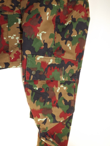 Pantalones de combate genuinos Swiss Army M83 Alpenflage camuflados (40, 80) 28-30 - Imagen 14 de 15