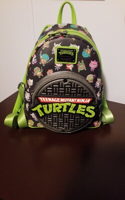 NWT!! Loungefly Teenage Mutant Ninja Turtles Sewer Cap Mini 