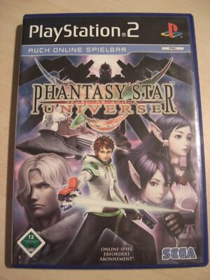 Phantasy Star Universe PS2 SEGA 2006 PAL USK ab 12 J. EAN 5060004769094