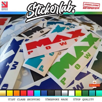 Max power sticker, decal, vinyl, magazine, fast car, REVS, jdm, car, Retro, 90