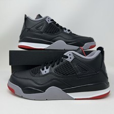 Nike Air Jordan Retro IV 4 PS Bred Reimagined 2024 Pre-School Size 3y BQ7669-006