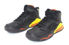 NIKE JORDAN MARS 270 GS BQ6508-009 BLACK/BLACK-TEAM ORANGE BIG KIDS SNEAKER