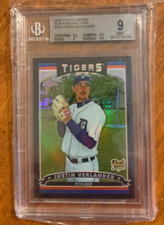 JUSTIN VERLANDER 008/549 RC 2006 Topps Chrome Black Refractor ROOKIE BGS 9