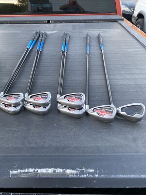Callaway 2006 Big Bertha Iron Set 4-PW+SW Firm Flex Graphite Mens