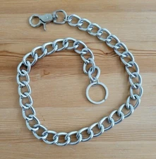 27" Heavy Duty Leash Metal Wallet Chain Biker Trucker Jean Key Chain
