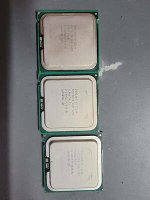 Lot of 3 - Intel Pentium E2200 2.20 Ghz Dual Core LGA 775 CPU Processor
