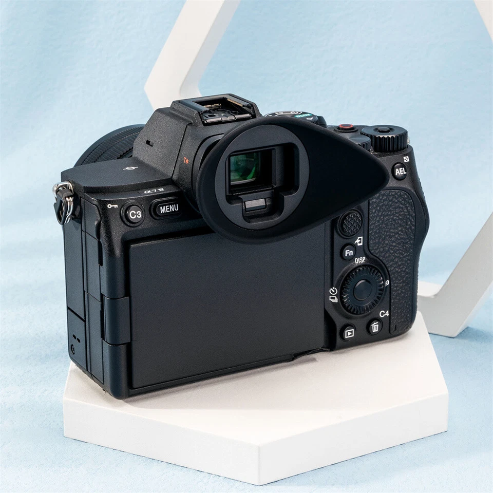Visor ocular grande para Sony A7 IV A7IV A7M4 A7S III A1 como FDA-EP19 Foto 3 de 4