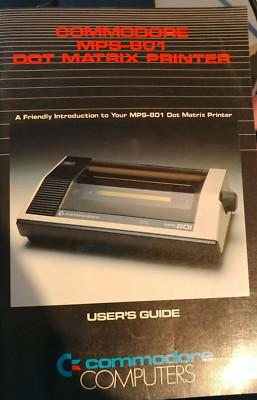 Commodore MPS 801 Original Handbuch Users Manual (englisch) (C64)