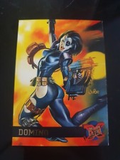 💥Fleer Ultra X-Men 95 - Card #17 Domino - Marvel Comics 1995