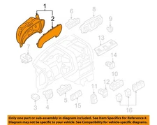 Used Speedometer Gauge fits: 2006 Mercury Mountaineer MPH message center ID 7L9T