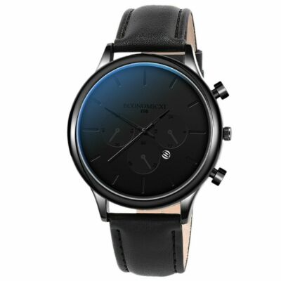 EPIC TIME-Fashion Chrono Stainless Steel Analog Date Sport Quartz Watch