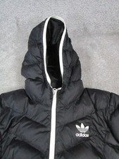 Las mejores ofertas en Adidas chaqueta acolchada negro abrigos