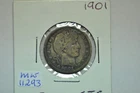 mw11293 Barber Quarter Dollar 1901
