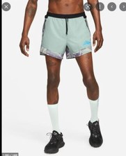 NEW MENS M L XL NIKE TRAIL RUN RUNNING SHORTS 2in1 5" CAMO GRAY PURPLE DM4652