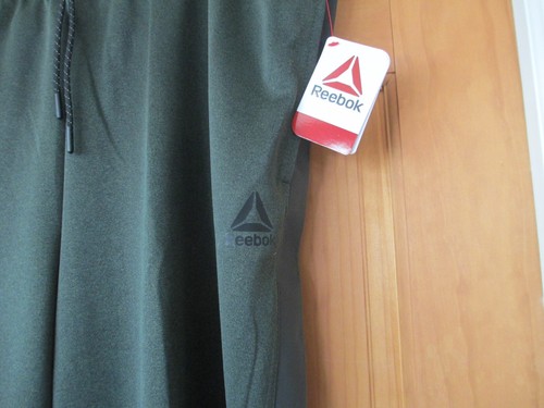4 Pr Men's Reebok Tapered Slim Elastic Waist Drawstring Interlock Pants Size 2XL - Picture 2 of 5
