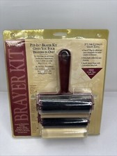 Speedball Pop In Brayer Kit Four 4 Inch Rollers EUC