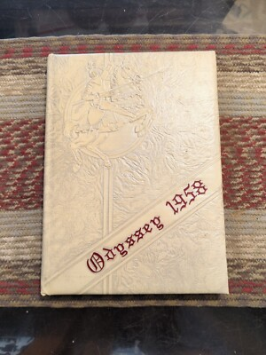 #ad Vintage 1958 Odyssey Lansingburgh High School Troy New York Yearbook $39.45