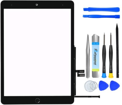 Für iPad 9 2021 9. Gen A2602 A2604 Touch Digitizer Bildschirm Ersatz + Kleber
