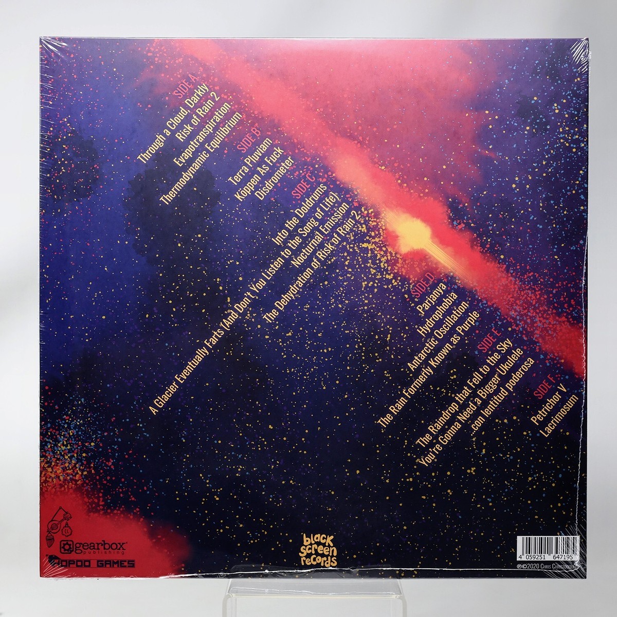 Risk of Rain 2 II Soundtrack Rainbow Sparkle Black Vinyl Record 3