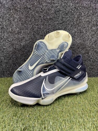 Nike Men's Size 11 US Baseball Cleats Navy Blue Force Zoom Trout 7 CI3134-403