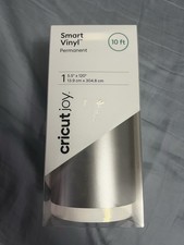 Cricut Joy Smart Vinyl Permanent 5.5 x120 Silver 10 Feet NEW
