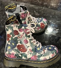 DR. MARTEN 1460 Floral Toddler Girl Boots Sz 9 NEW