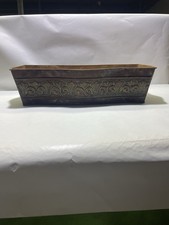 Decorative Tin Planter 22  Long X 8  Wide X 5...