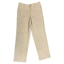 J Jill Sz 4 Tan Polyester Viscose Spandex Trouser Pant