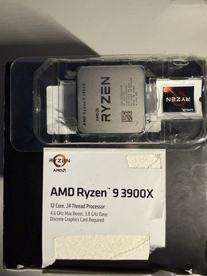 AMD Ryzen 9 3900X Processor (3.8 GHz, 12 Cores, Socket AM4) - 100