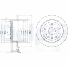 Disque de frein Daewoo LEGANZA