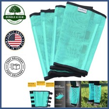 4-Pack Fly Leggings for Horses, Comfortable and Durable Mesh with Color Options