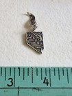 Vintage Sterling Silver Nevada State Shape Fob Keychain Dual Shape — photo 4