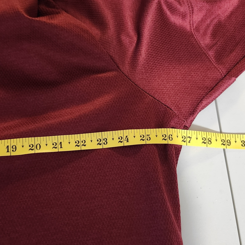 Adidas Climawarm Burgundy 2XL Pullover Long Sleeve Winter Hoodie Sweatshirt - Picture 7 of 7