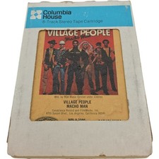 Village People Macho Man NBL8 7096 Columbia House 1978 Stereo 8-Track Tape