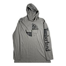 Timberland Hoodie Boy Size L 14/16 Grey Black