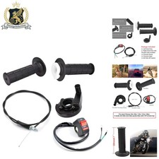 22mm Twist Throttle Handle Grips for 50-250cc Dirt Bikes Cable Switch