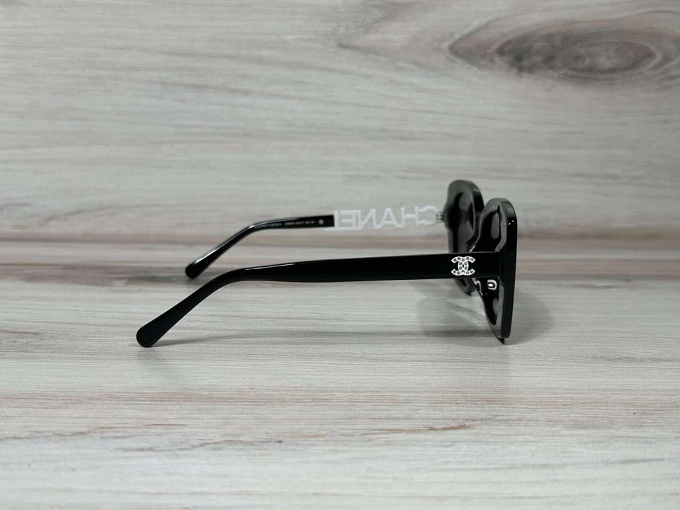 Chanel 5422B Polarized Black & White Square Sunglasses 1026/S4 - Ships Now! - Image 3 of 4