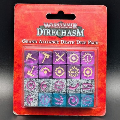 Warhammer Underworlds Direchasm Dice Pack (Grand Alliance Death) - (1x) - OVP