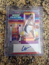 2023 Leaf Vivid Basketball Caleb Houston Inside Painting Rookie Auto 27/40 Magic