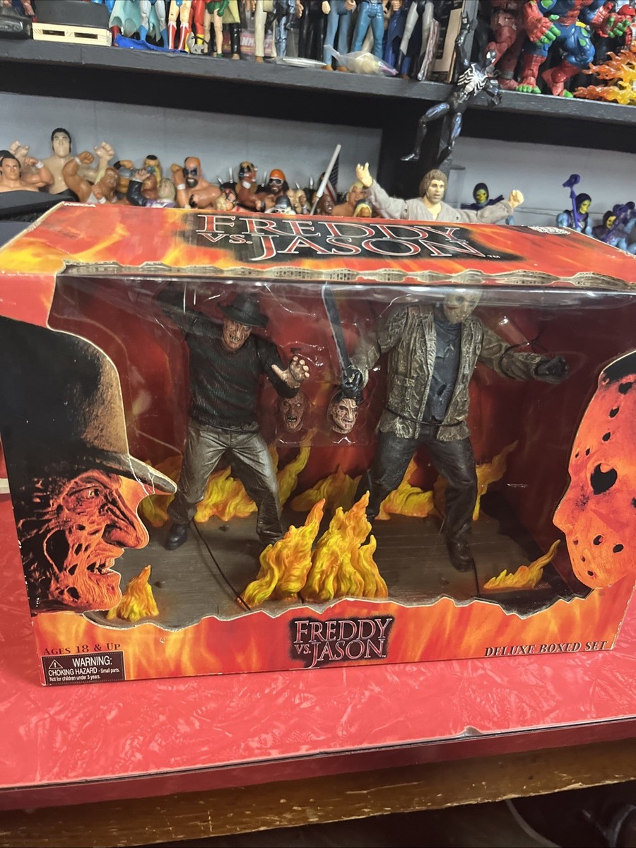 Freddy vs Jason フィギュアセット NECA Freddy vs Jason Deluxe Box Set Horror Action Figures | eBay
