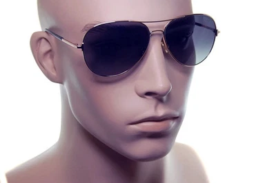 Tom Ford Clark Polarizzati Uomo Pilota Sole 59mm TF823 28D Rosa Oro Grigio Blu - Imagen 1 de 4