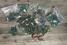Huge Vintage Army Men Mixed Lot - 375 Plastic Figures - Hong Kong Timmee MPC 